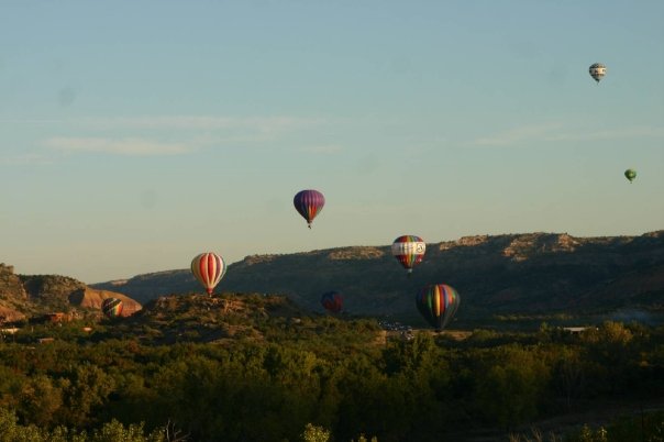 Our annual hot air balloon festival ends with a sunrise launch in the canyon.